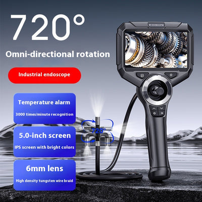 Endoscopio Industrial Handheld 200MP para Inspección de Tuberías y Motores