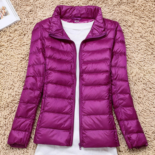 Chaqueta Acolchada Ligera para Mujer con Cuello Alto - Image 2
