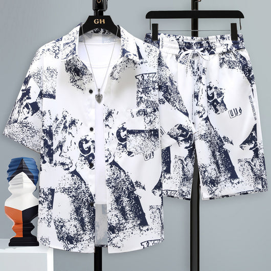 Conjunto Deportivo de Shorts Casuales para Hombre - Dos Piezas - Image 21