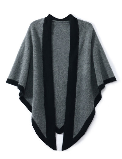 Chal Triangular Oversized en Lana Pura - Image 9