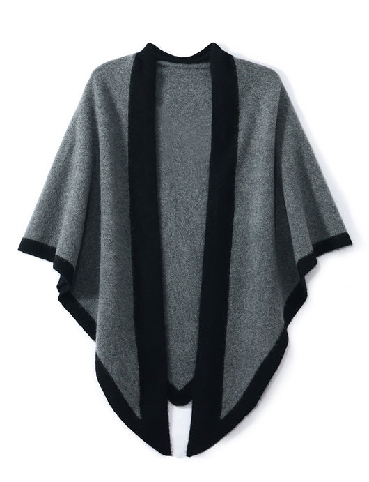 Chal Triangular Oversized en Lana Pura - Image 9