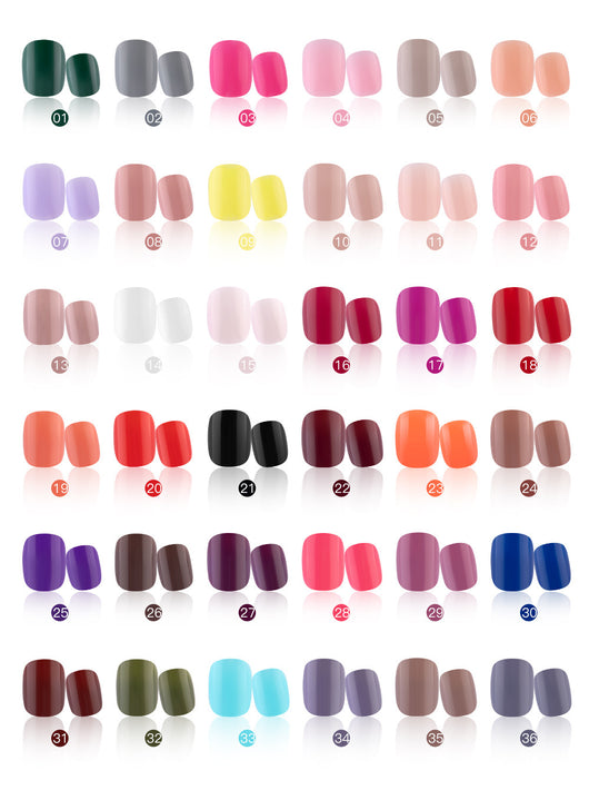 Uñas Postizas Ballet con Adhesivos - Protección y Elegancia - Image 30