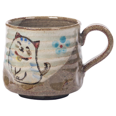 Taza Cerámica Artesanal Japonesa con Diseño Cartoon Pintado a Mano - Image 17