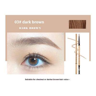 Lápiz de Cejas Ultra Fino Dorado Resistente al Desvanecimiento - Image 7