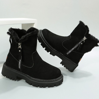 Botas de Invierno Impermeables Mujer - Gamuza Sintética con Suela Antideslizante - Image 28