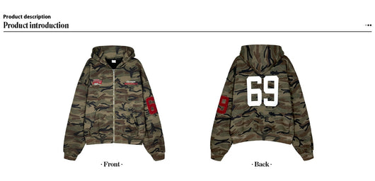 Sudadera Tipo Cardigan Camuflaje Forrada en Polar Grueso - Image 10