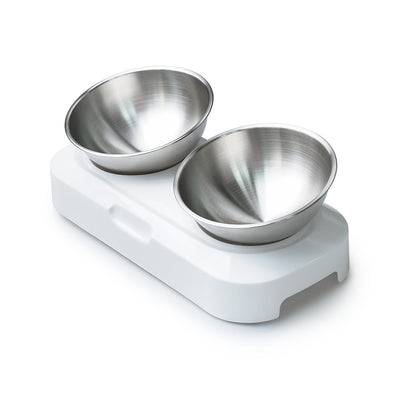 Comedero Doble de Acero Inoxidable para Perros y Gatos con Soporte - Image 11