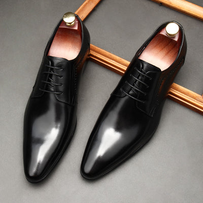 Zapatos Formales con Cordones para Hombre Negro Profesional - Image 4