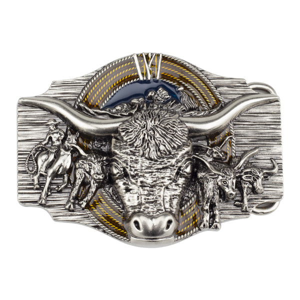 Hebilla de Cinturón con Cabeza de Vaca - Estilo Personalidad Fashion - Image 6