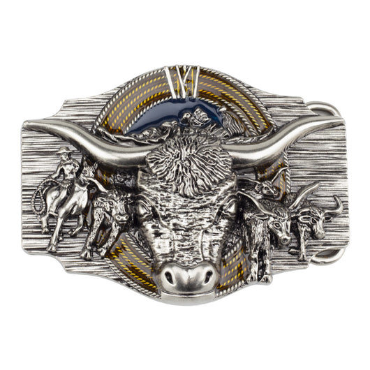 Hebilla de Cinturón con Cabeza de Vaca - Estilo Personalidad Fashion - Image 6
