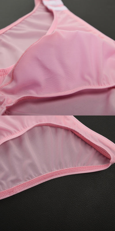 Bóxer de Seda Helada Transparente Cintura Baja para Hombre - Image 27