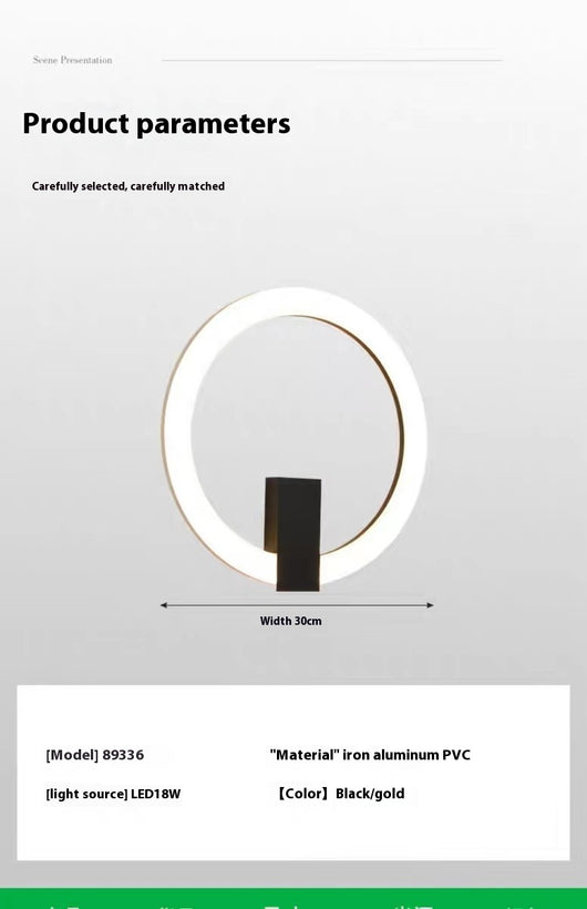 Lámpara de Pared LED para Mesita de Noche - Image 16