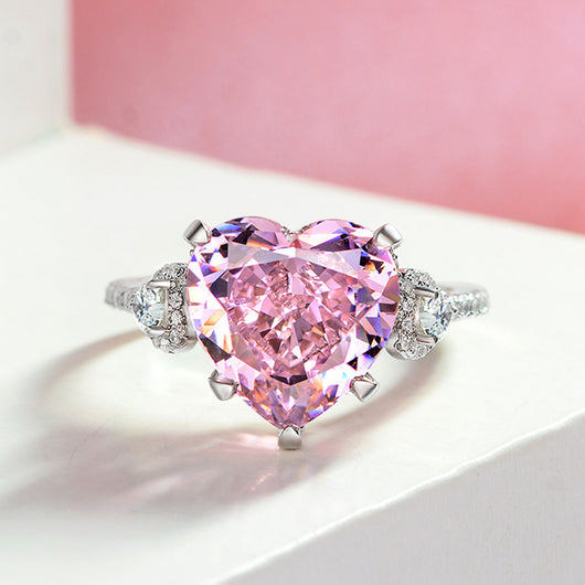 Anillo de Diamante Carbono Plata Clásico Elegante - Image 8