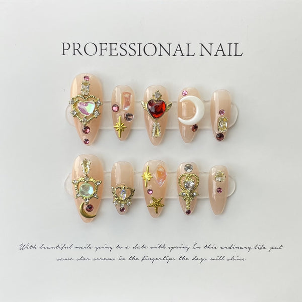 Uñas Decorativas con Terapia de Luz LED