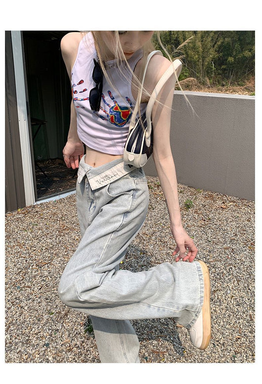 Jeans Rectos Sueltos con Efecto Adelgazante para Mujer - Image 17