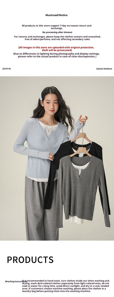 Blusa Interior Térmica Cuello V Manga Larga para Mujer - Image 10