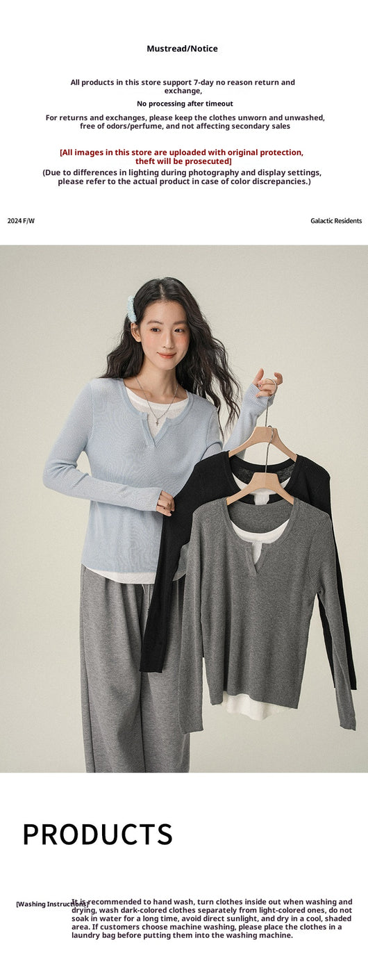 Blusa Interior Térmica Cuello V Manga Larga para Mujer - Image 10