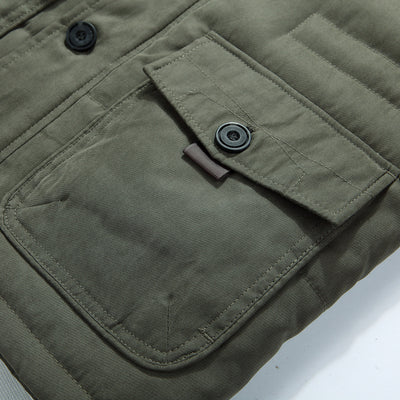 Abrigo Militar Grueso Forrado en Fleece para Hombre - Image 11