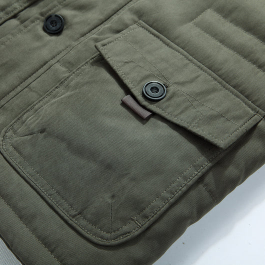Abrigo Militar Grueso Forrado en Fleece para Hombre - Image 11