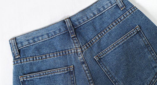 Shorts de Mezclilla Cintura Alta con Diseño Exclusivo para Mujer - Image 7