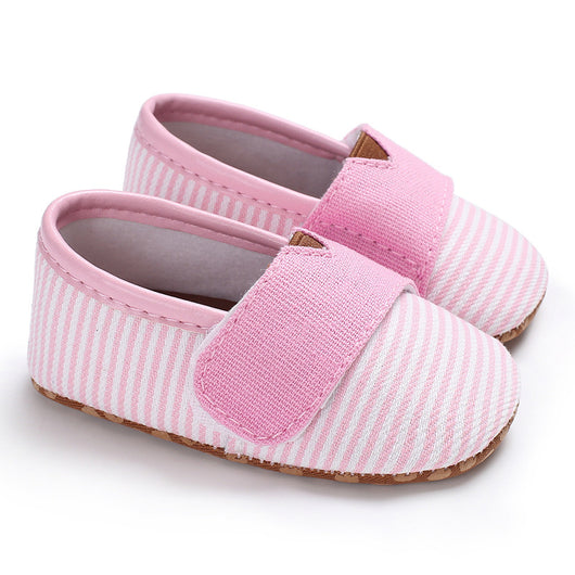 Zapatos de Bebé con Suela Blanda y Rayas - Calzado Suave para Primeros Pasos - Image 2