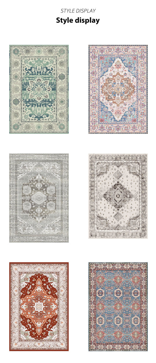 Tapete Bohemio Plegable de Cashmira Lavada para Sala - Image 13