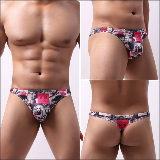 Tanga Estampada con Diseño Infantil y Tecnología Transpirable