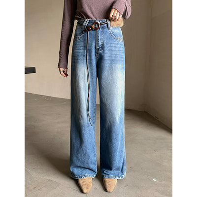 Jeans Rectos Elegantes para Mujer con Cinturón Incluido - Image 8