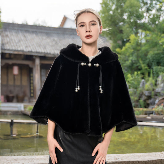 Capa Tejida Plus Size con Pelaje Grueso y Acolchado Térmico - Image 7