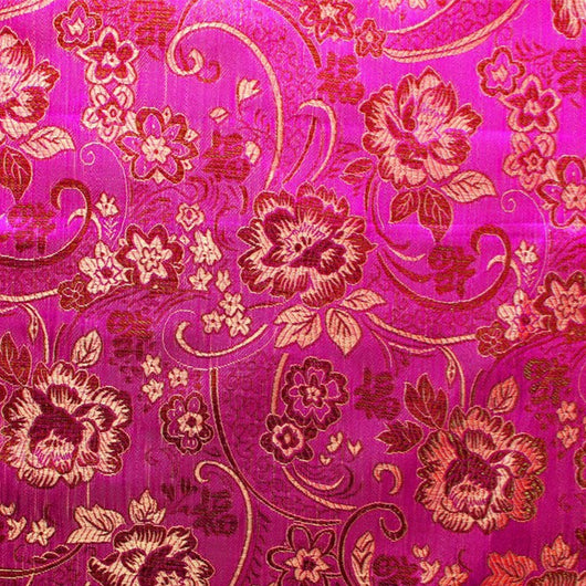 Tela Jacquard Dorada y Plateada en Poliéster - Image 4