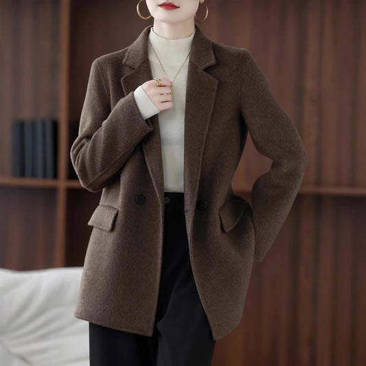 Abrigo de Lana Reversible para Otoño e Invierno