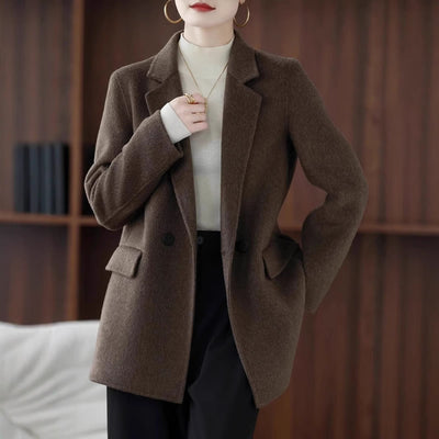 Abrigo de Lana Reversible para Otoño e Invierno
