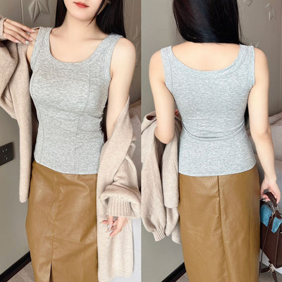 Camiseta Modal Talla Grande con Tirantes Reforzados - Image 14