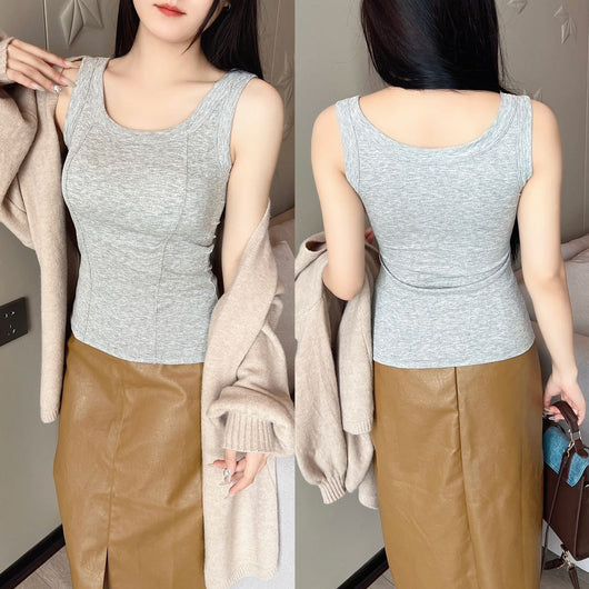 Camiseta Modal Talla Grande con Tirantes Reforzados - Image 14