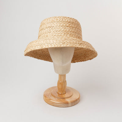 Sombrero de Paja Infantil con Ala Plegable Estilo Vintage - Image 2