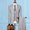 Traje de Novio Slim Fit Personalizado para Hombre - 3 Piezas
