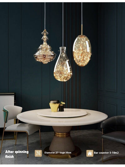 Lámpara Colgante de Cristal Minimalista Moderna - Image 13