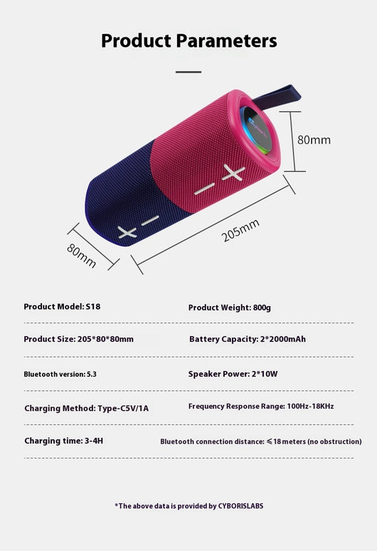 Parlante Bluetooth Magnético Portátil 2 en 1 con Diseño Combinado - Image 16