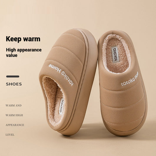 Zapatos de Algodón Impermeables con Forro Polar Cálidos para Otoño e Invierno - Image 6
