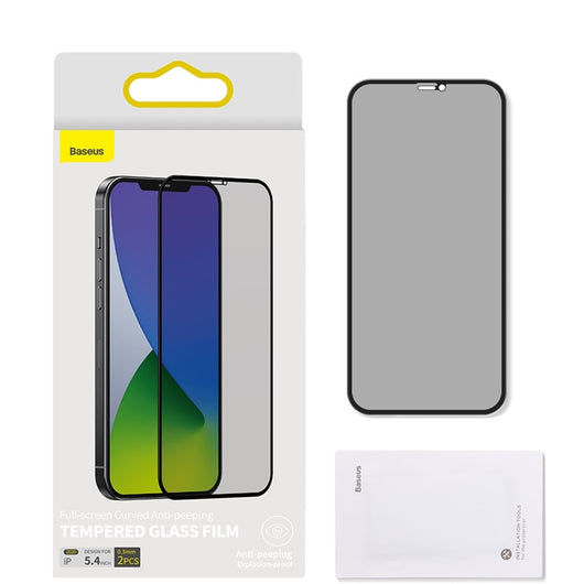 Protector de Pantalla Curvo Privacidad 0.3mm para iPhone 5.4 Pulgadas - Pack 2 Piezas - Image 8