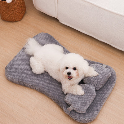 Cama Cómoda para Mascotas con Almohada Extraíble - Colchón Suave para Perros y Gatos - Image 4
