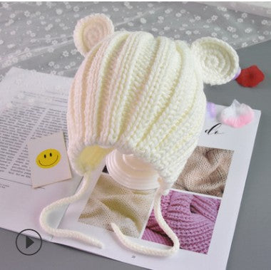 Gorro de Lana Tejido con Protección Auditiva para Bebé - Image 13