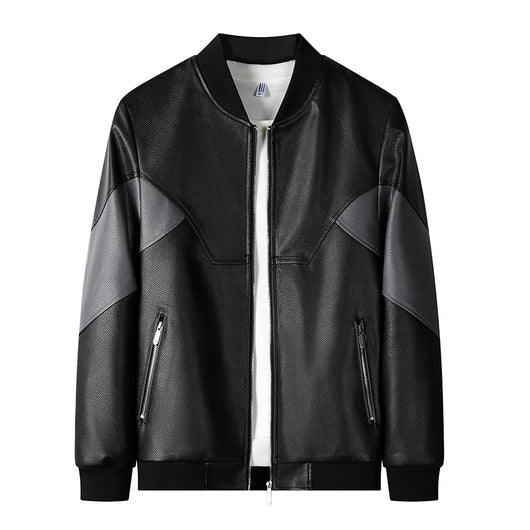 Chaqueta Otoñal Holgada para Hombre Talla Grande Estilo Papá - Image 3
