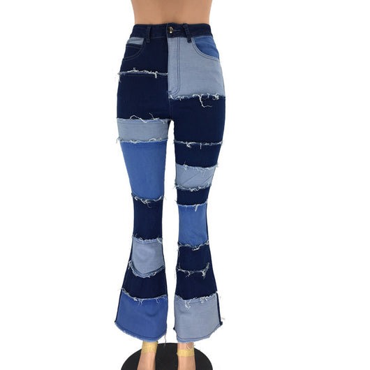 Pantalones Acampanados de Cintura Alta