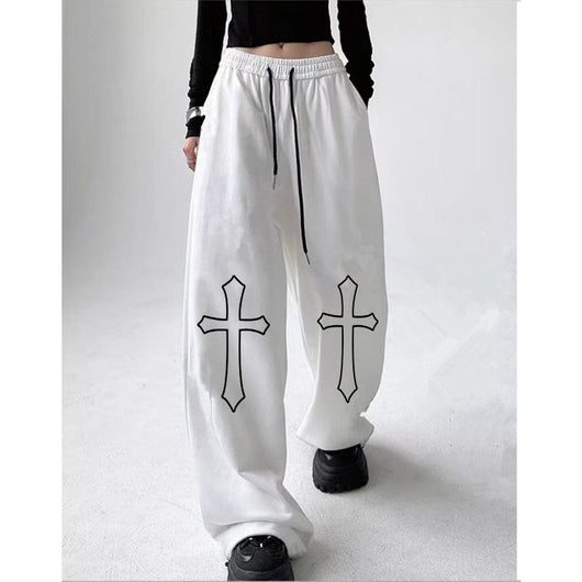 Pantalón Deportivo Cintura Alta con Cordón Estilo Hot Girl Hiphop - Image 16