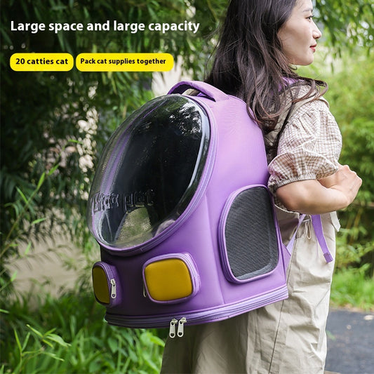 Mochila Escolar Portátil para Gatos - Gran Capacidad