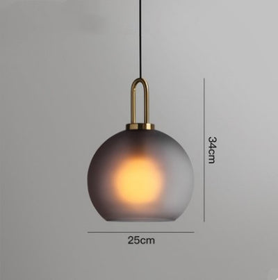 Lámpara Colgante Moderna de Esferas de Vidrio Estilo Nórdico - Image 4