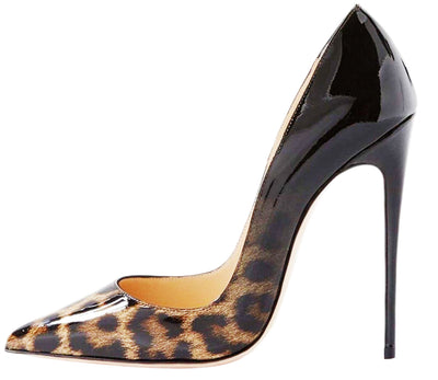 Zapatos de Tacón Alto Punta Afilada con Textura Animal para Mujer - Image 10