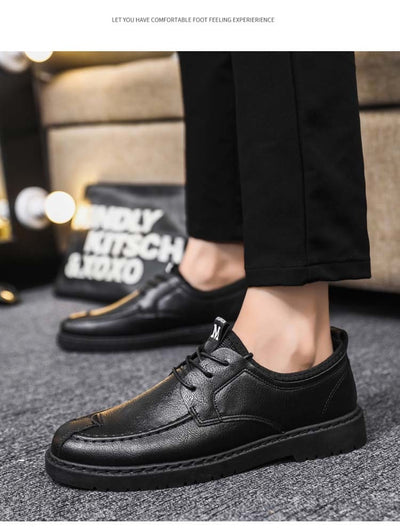 Zapatos de Cuero para Hombre con Cordones - Estilo Casual Ejecutivo - Image 13
