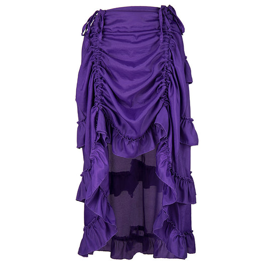 Falda Corset Irregular Piratas del Caribe - Estilo Gótico Corsé - Image 12